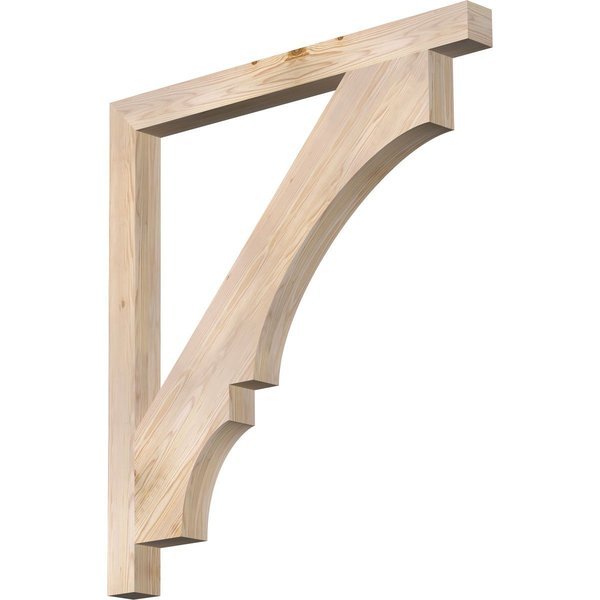 Balboa Block Smooth Bracket, Douglas Fir, 3 1/2